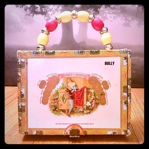 Vintage Cigar Box Purse or Trinket Box